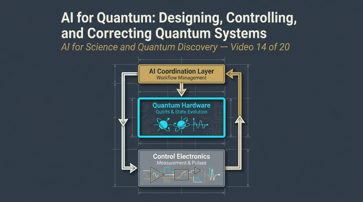 14. AI for Quantum: Designing, Controlling, and Correcting Quantum Systems