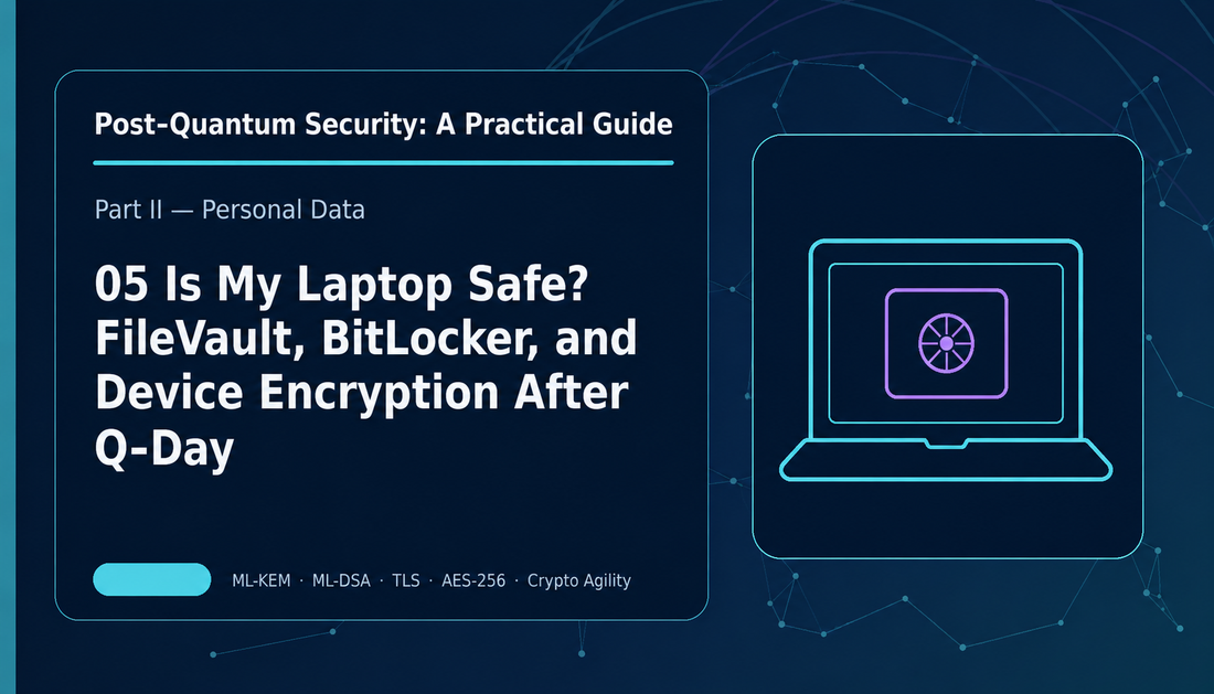 05: Is My Laptop Safe? FileVault, BitLocker, and Device Encryption After Q-Day