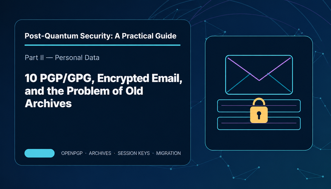 10: PGP/GPG, Encrypted Email, and the Problem of Old Archives