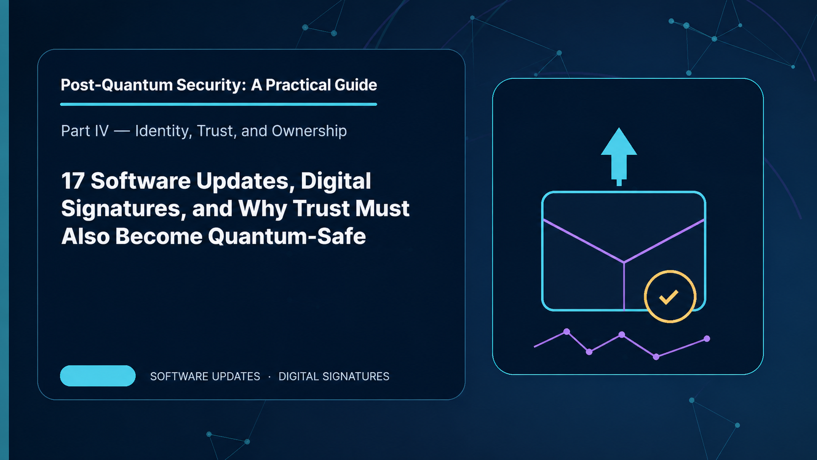 17: Software Updates, Digital Signatures, and Why Trust Must Also Become Quantum-Safe